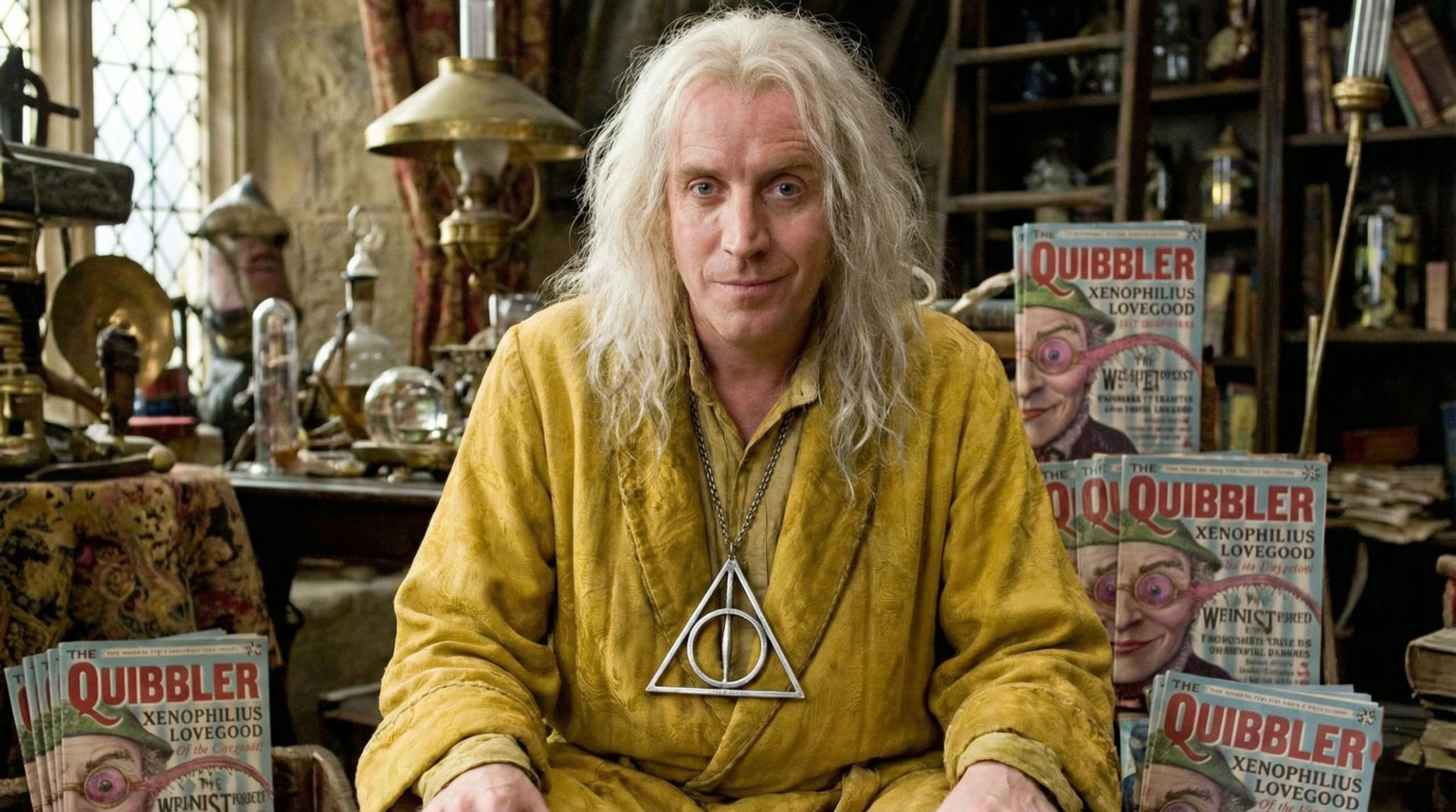 Rhys Ifans in Harry Potter: Xenophilius Lovegood
