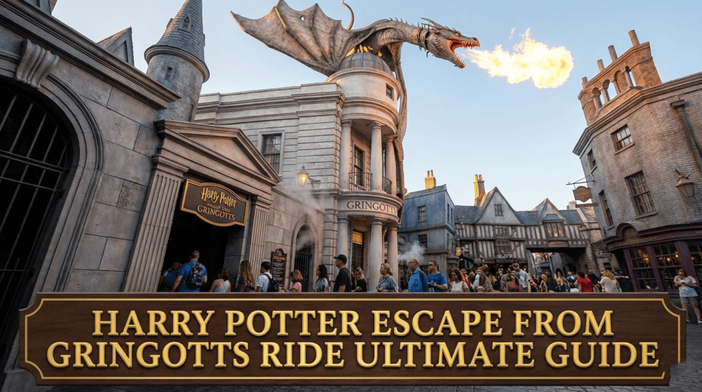 harry potter escape from gringotts ride