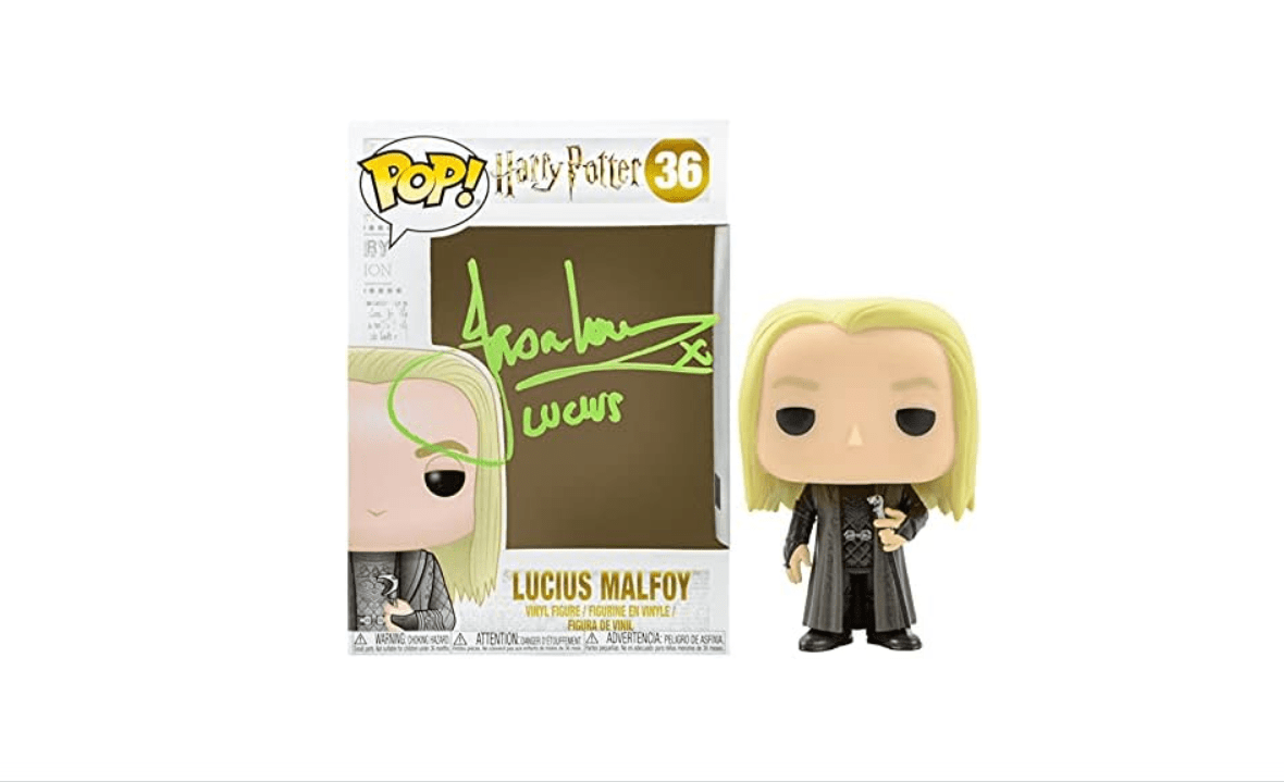 Jason Isaacs Autographed Harry Potter Lucius Malfoy #36 Pop! Vinyl Figure
