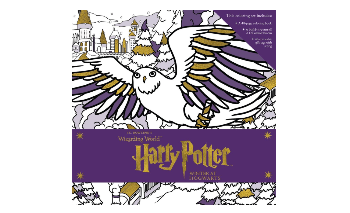Harry Potter: Winter at Hogwarts: A Magical Coloring Set
