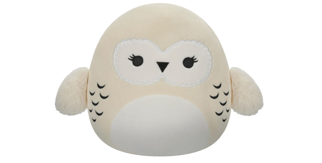 Squishmallows Original Harry Potter 10-Inch Hedwig Plush - Medium-Sized Ultrasoft Official Jazwares Plush
