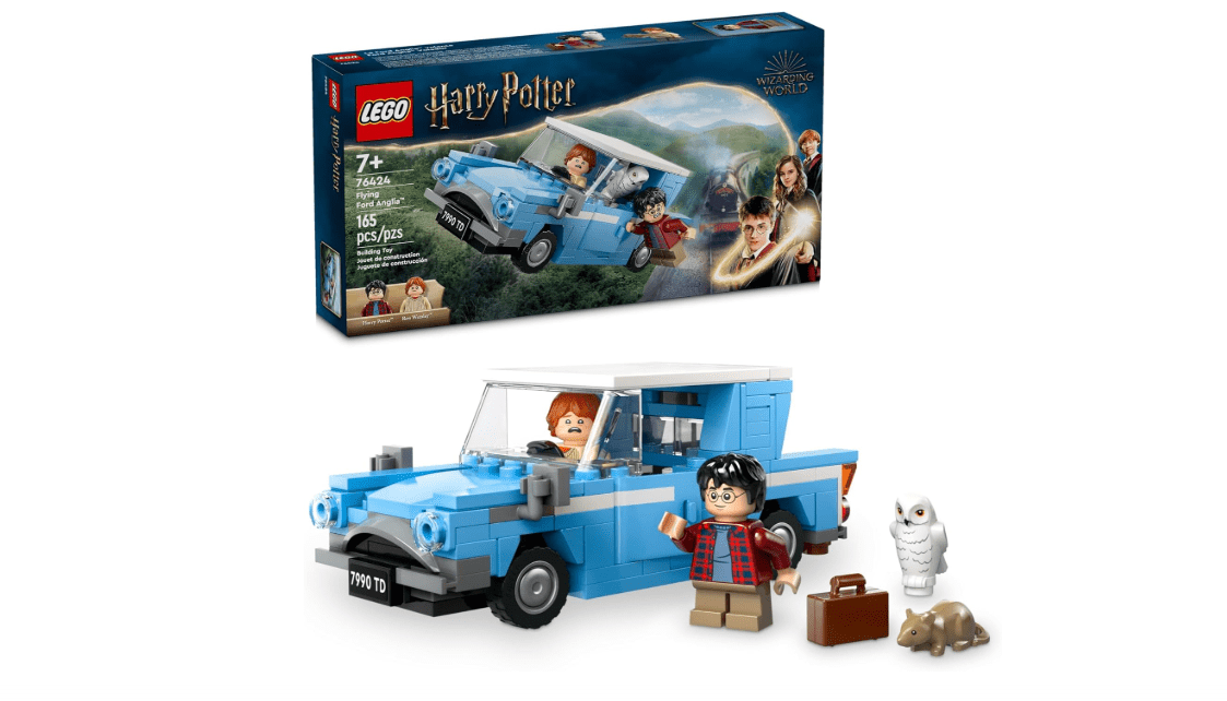 LEGO Harry Potter Flying Ford Anglia, Buildable Car Toy with 2 Minifigures for Role Play, Fantasy Playset for Kids, Harry Potter Car, Gift for Boys, Girls...
