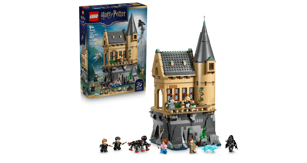 LEGO Harry Potter Hogwarts Castle: Hospital Wing Building Toy for Girls & Boys - Pretend Play Set for Kids, Ages 9+ - W/7 Minifigures & Wolf... 