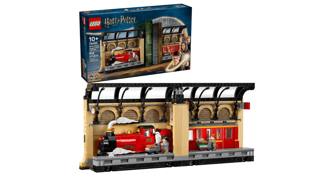 LEGO Harry Potter Book Nook: Hogwarts Express Building Set - Bedroom Shelf Decor for Boys, Girls, & Fans, Ages 10+ - Collectible Harry & Ron... 