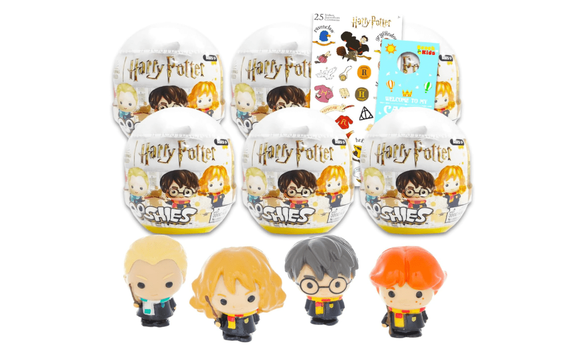 Harry Potter Blind Ball Mini Figures Party Favor 6 Pack - Bundle with 6 Harry Potter Ooshies Capsule Mystery Figures Plus Stickers, More | Wizarding World...
