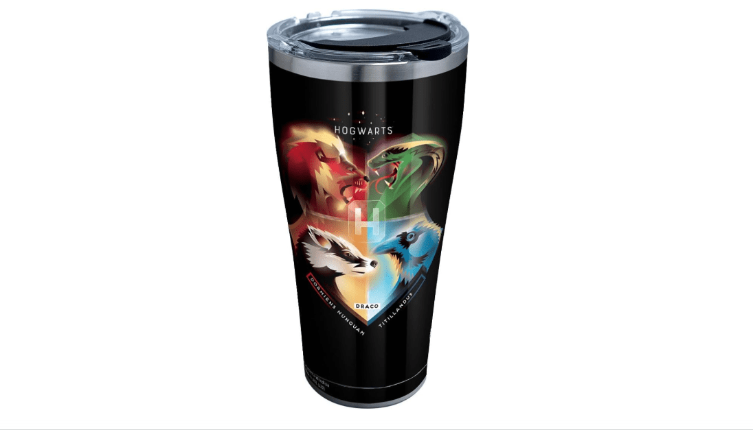 Tervis Harry Potter Bright House Crests Insulated Tumbler, 30oz, Stainless Steel
