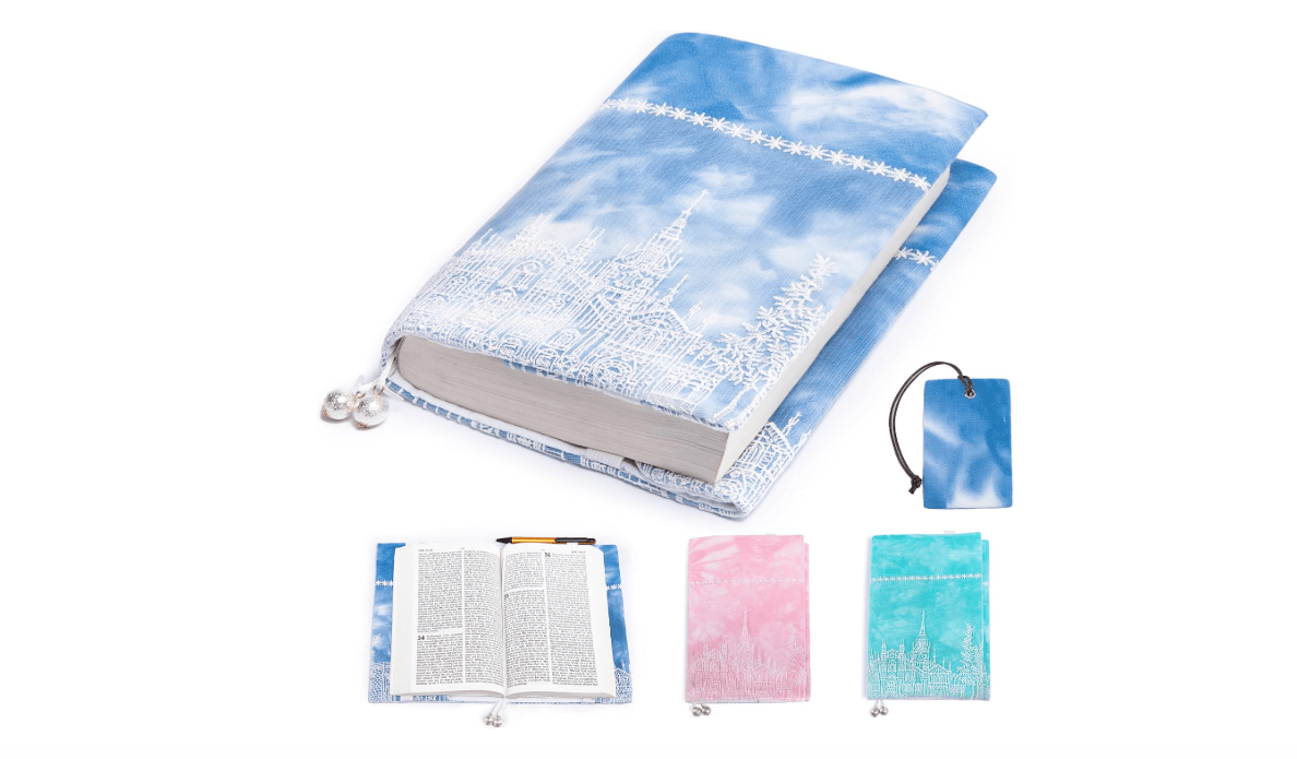 Cute Book Covers - Fabric Dust Jackets for Books - Book Protector for Book Lovers - Book Covers for for Paperbacks, Hardcover,Bibles - Soft Cover Book...
