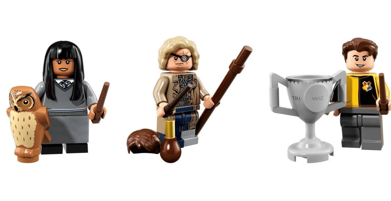 LEGO Harry Potter Series - Cho, Mad-Eye Moody and Cedric minifigures
