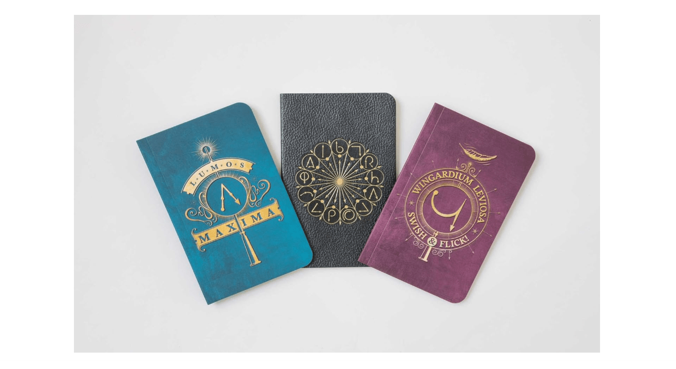 Harry Potter: Spells Pocket Notebook Collection (Set of 3)