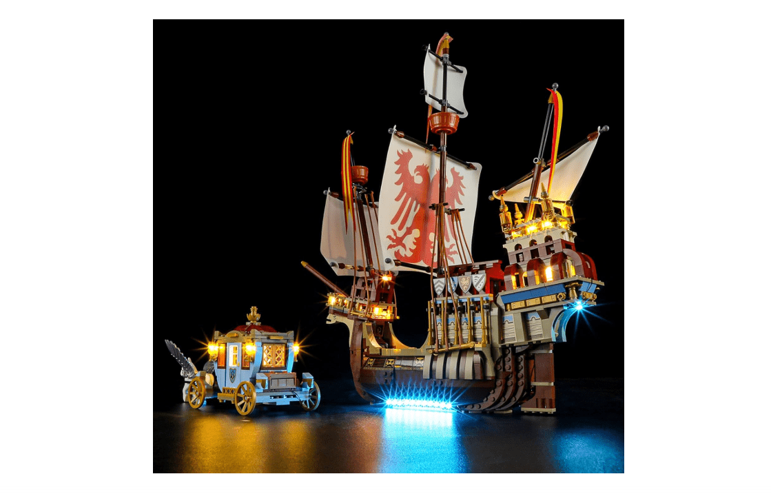 Mililier LED Light Kit for Lego 76440 Triwizard Tournament:The Arrival Set, Compatible with Lego 76440 Building Blocks Model(Not Include Blocks Set)
