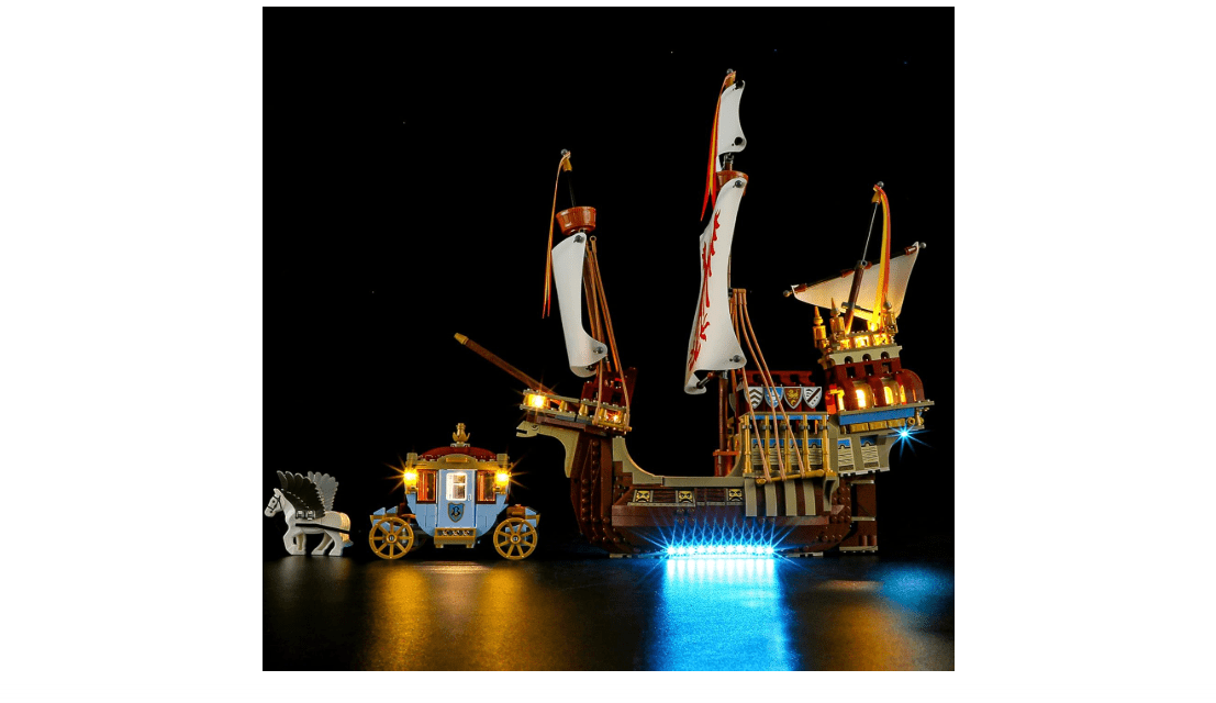 MENZAVA LED Light Set Compatible with Lego 76440 Triwizard Tournament: The Arrival Harry Potter Building Blocks Model - Model Set NOT Included
