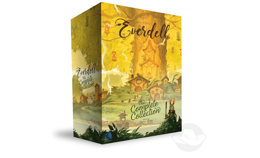 Everdell: The Complete Collection – Deluxe All-in-One Board Game with Base Game + 5 Expansions, 1–4 Players, Metal Tokens, Ever Tree, Storage Trays &... 