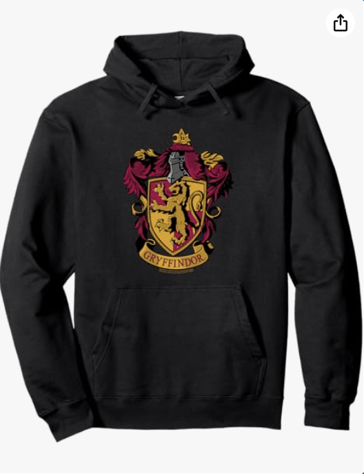 Harry Potter Gryffindor Crest Red Pullover Hoodie