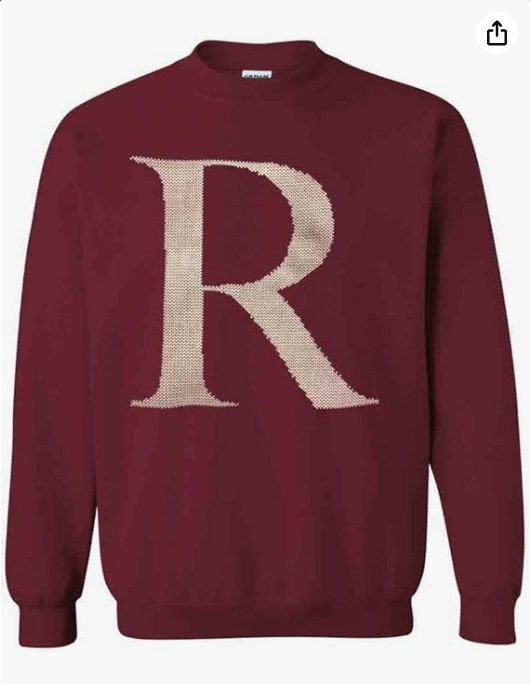 VictoryStore R Crewneck Sweatshirt Cardinal Red