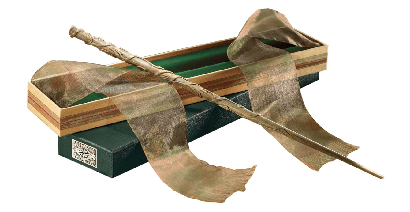 The Noble Collection Hermione Granger's Wand with Ollivanders Wand Box 