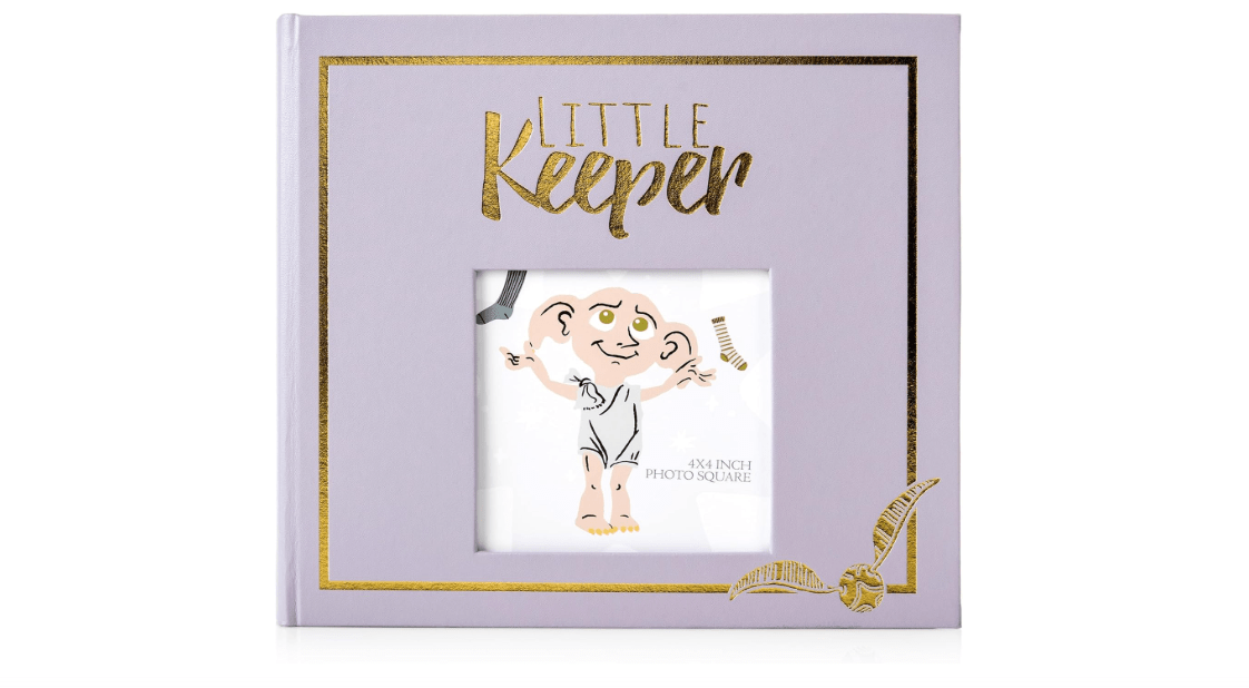 ConQuest Journals Harry Potter Little Keeper Baby Photo Album, Wizarding World Journal Holds 200 4'' x 6'' Prints, 100 Pages of Keepsake...