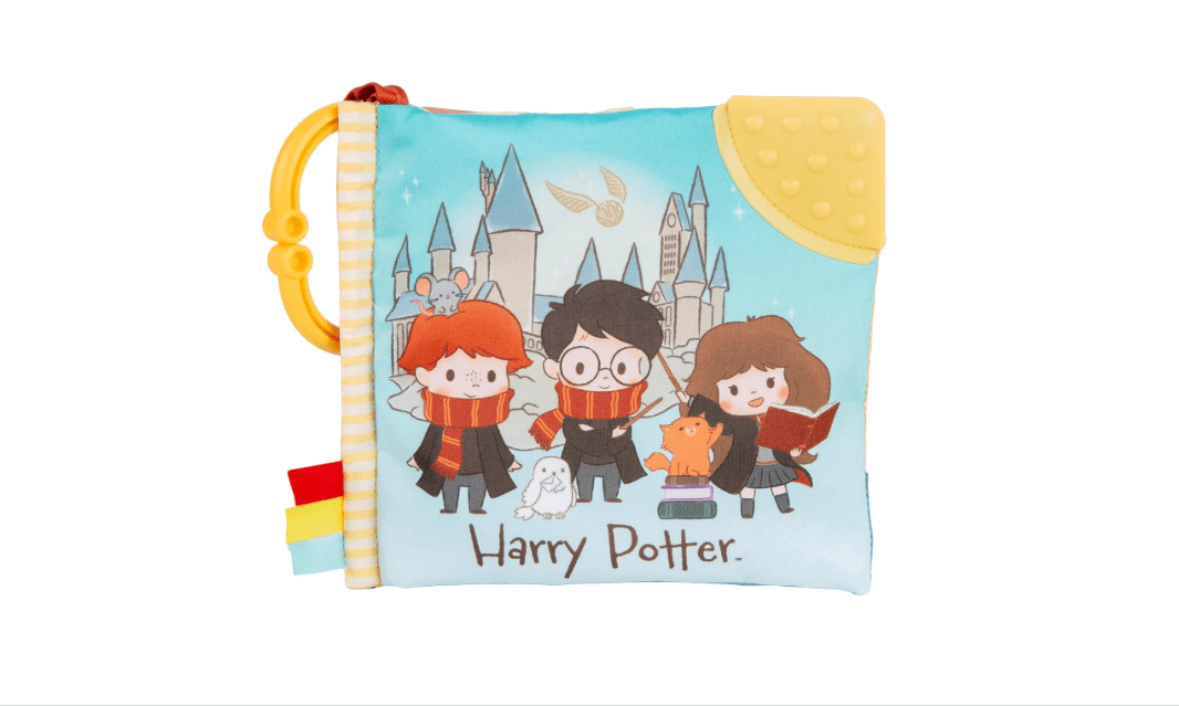 Kids Preferred Harry Potter Soft Book with Toy, Teether, and Crinkle, 5 Inches