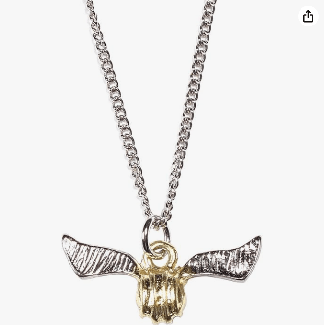 Harry Potter Necklace Golden Snitch Quidditch Accessories

