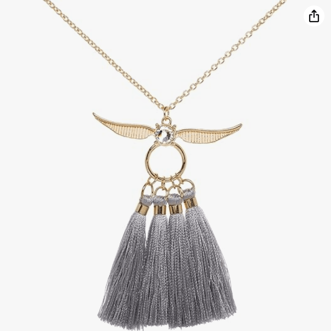 Harry Potter Golden Snitch Pendant Charm Necklace
