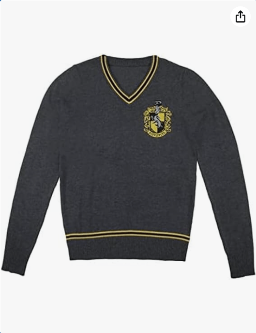 Cinereplicas Harry Potter - Hogwarts Sweater Gryffindor/Slytherin/Ravenclaw/Hufflepuff - XS/S/M/L/XL - Official License 