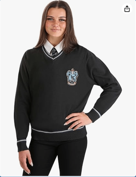 Adult Harry Potter House Themed Sweaters for Men & Women - Gryffindor, Slytherin, Hufflepuff & Ravenclaw Uniform 