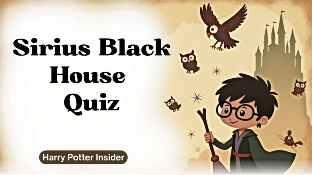 Sirius Black House Quiz