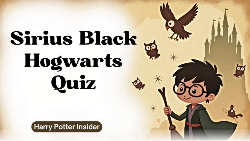 Sirius Black Hogwarts Quiz