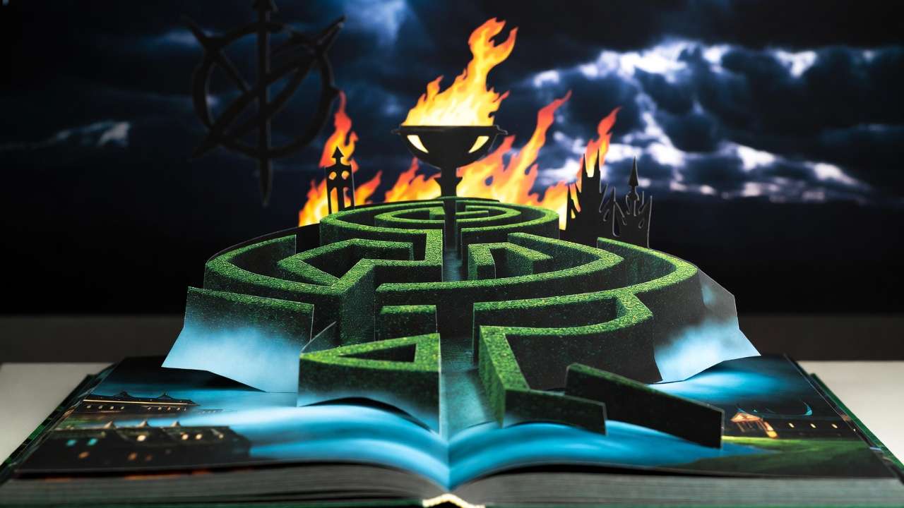 New 2025 interactive illustrated Harry Potter and the Goblet of Fire with Triwizard Maze pop-up