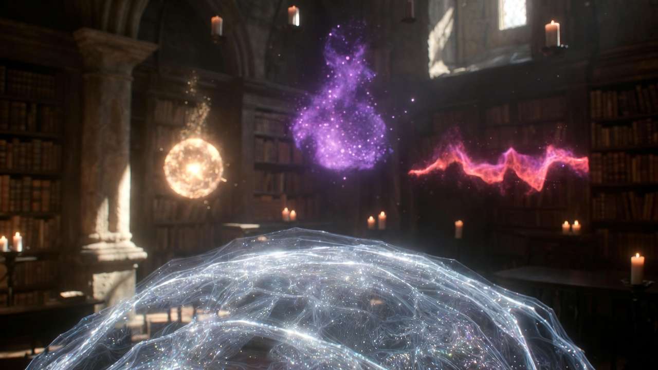 Visual representation of Harry Potter spell categories: charms, jinxes, hexes, curses, and protective magic