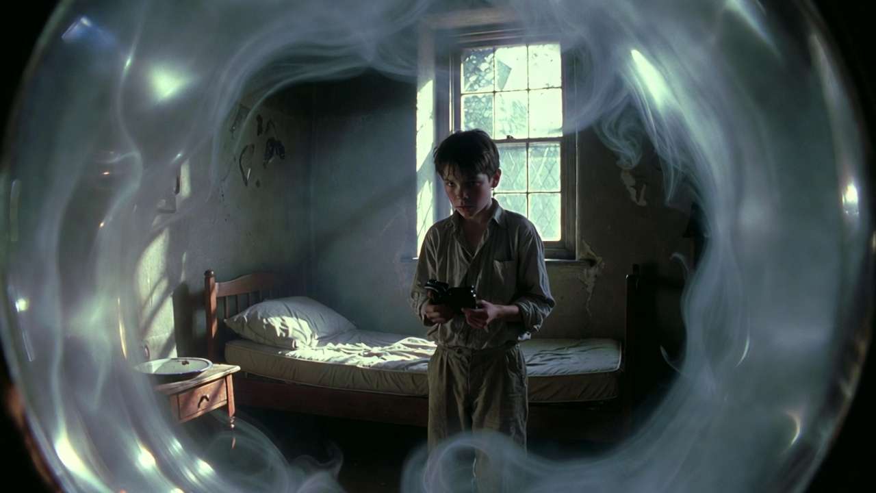 Young Tom Riddle memory scene viewed inside the Pensieve from Half-Blood Prince