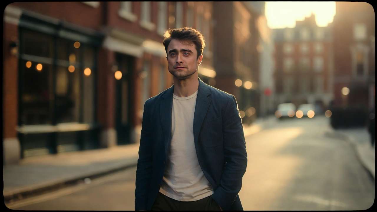Daniel Radcliffe in present day, reflecting financial independence and smart money management after Harry Potter