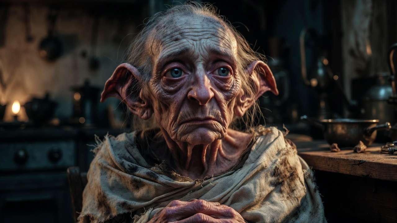 Kreacher house-elf emotional Harry Potter Grimmauld Place