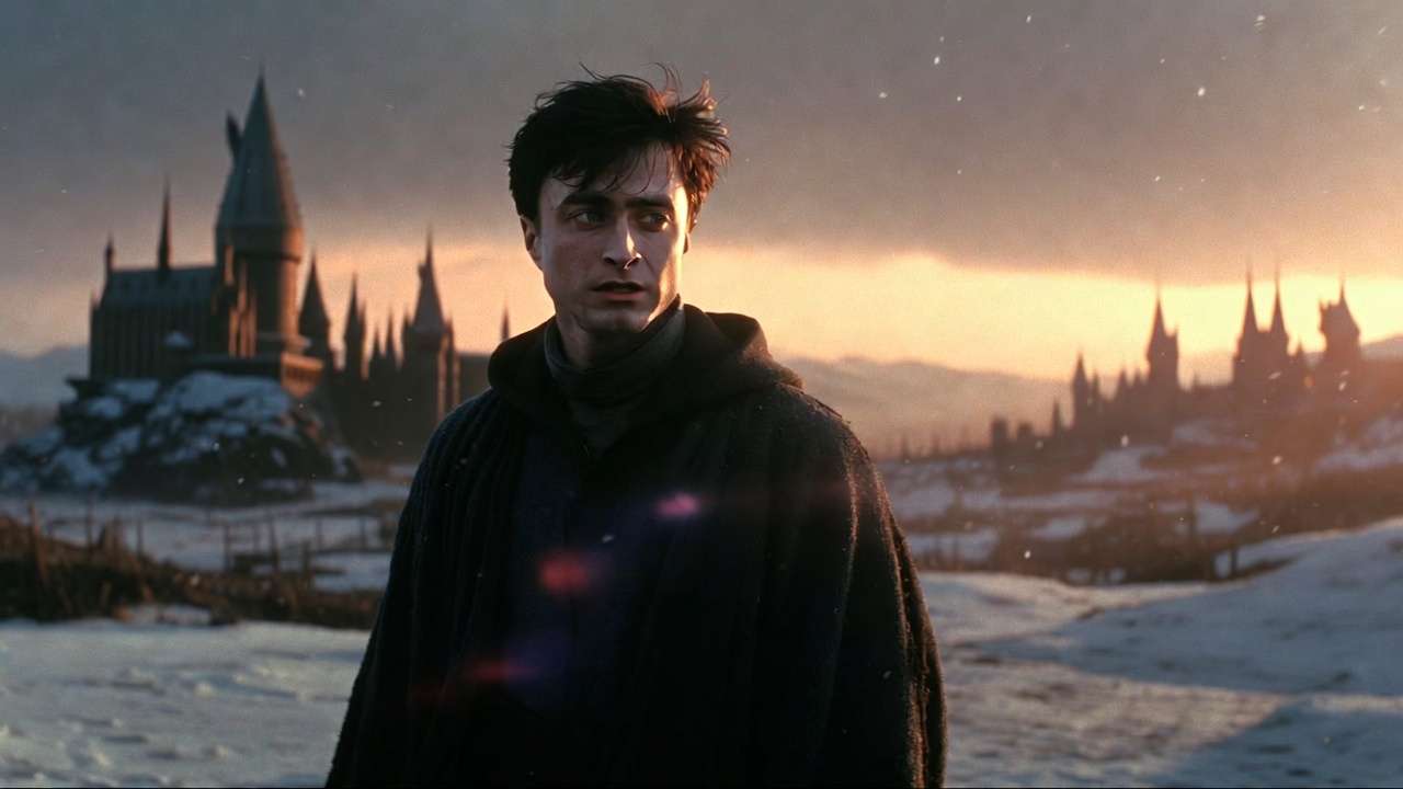 Daniel Radcliffe as Harry Potter in Deathly Hallows era, symbolizing peak franchise earnings and final films