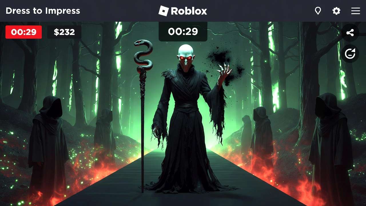 Voldemort DTI outfit Death Eaters Harry Potter Dress to Impress Roblox tutorial