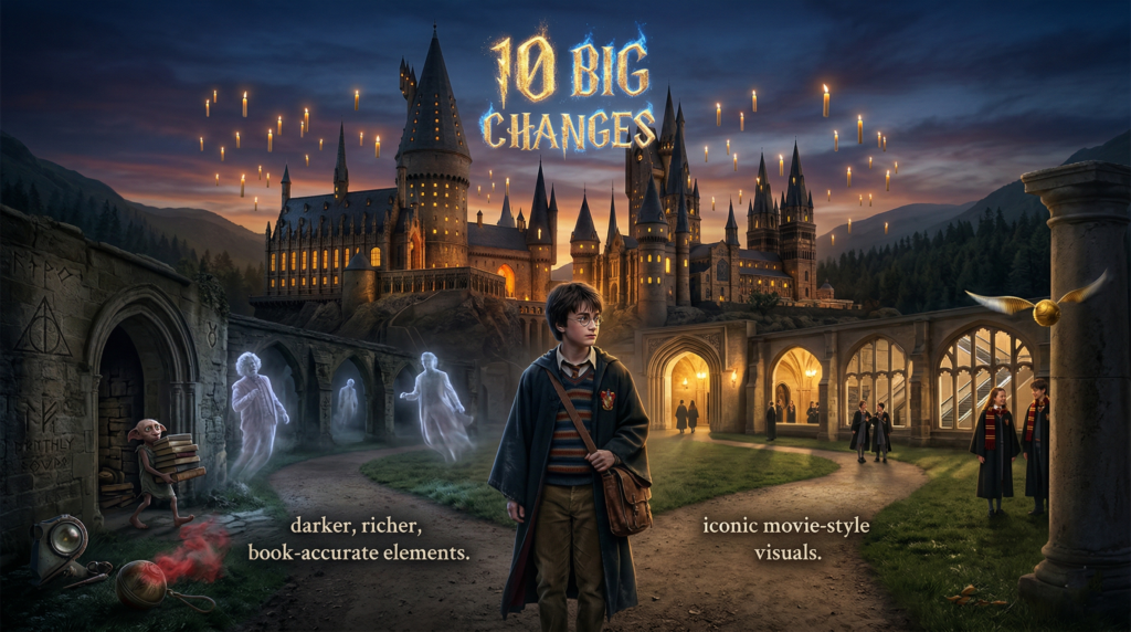 HBO Harry Potter series book accuracy