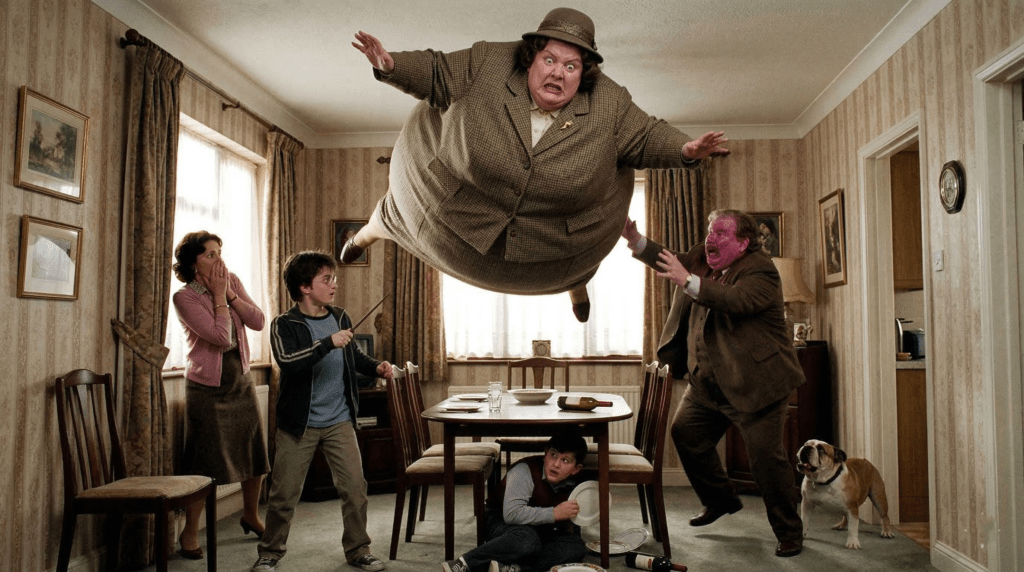Marge Dursley from Harry Potter