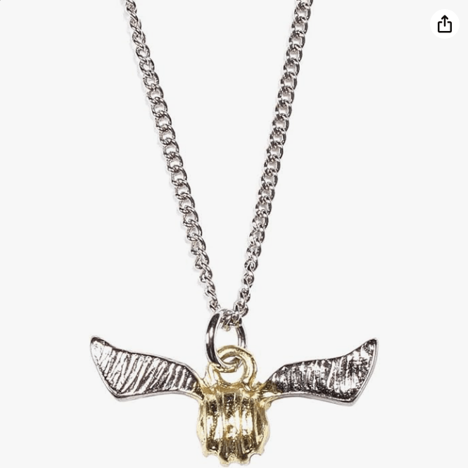 Harry Potter Necklace Golden Snitch Quidditch Accessories