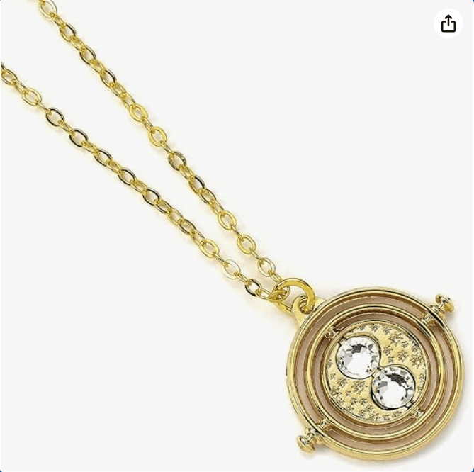 Harry Potter 20mm Fixed Time Turner Necklace by The Carat Shop