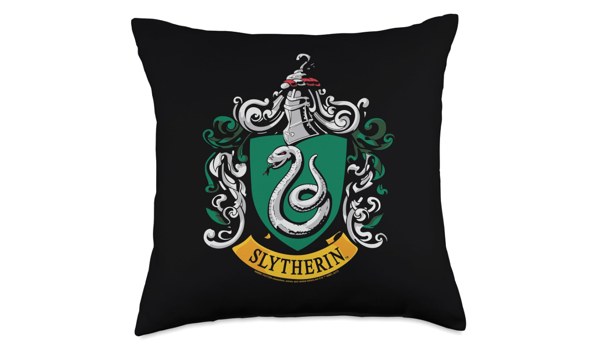 Harry Potter Slytherin House Crest Throw Pillow
