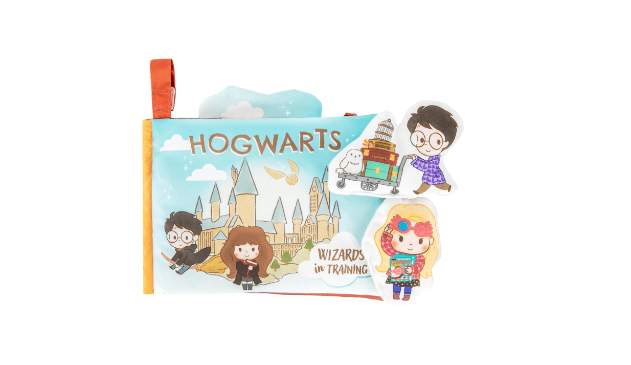 Kids Preferred Harry Potter Activity Deluxe Soft Book with Crinkle, Squeak, Peek-a-Boo Flap, and Tactile Features – 8 Inches 