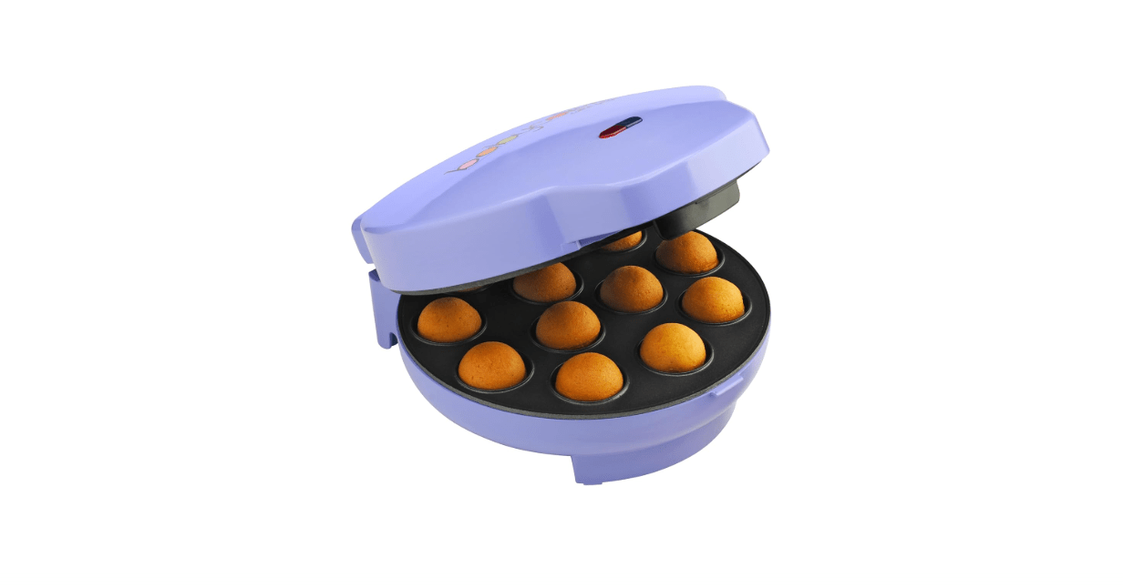 Babycakes Cake Pop Maker by Select Brands - Kit for Birthdays & More - Includes Decorating Stand & 50 Sticks - Features Non-Stick Coating - Makes 12... 