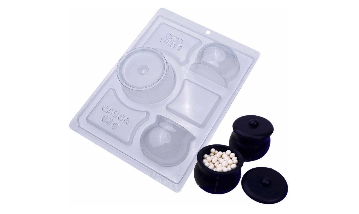 Witch's Cauldron 3-Part Chocolate Mold (BWB) 