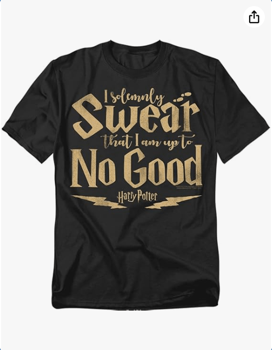 Popfunk Men's Harry Potter Up to No Good T-Shirt 