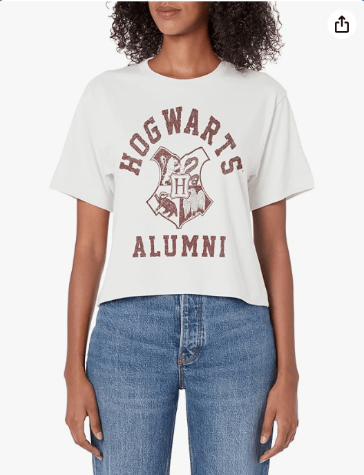 Harry Potter Hogwarts Alumni Crest Women's Crop Top 