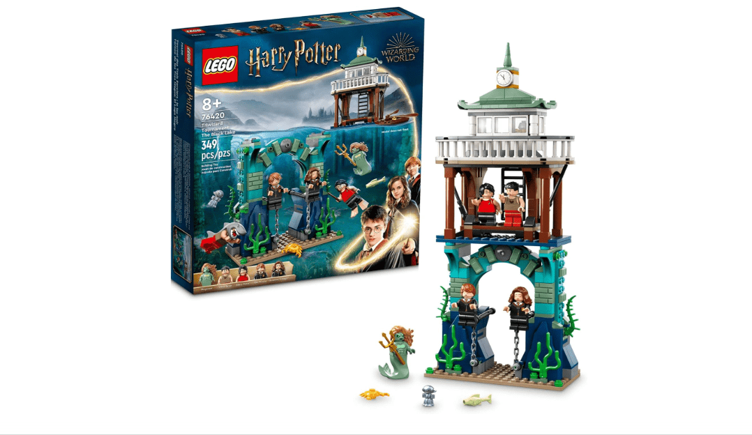 LEGO Harry Potter Triwizard Tournament: The Black Lake Building Toy 76420 - Goblet of Fire Toy Set with Harry, Hermione, and Ron Mini Figures, Magical... 