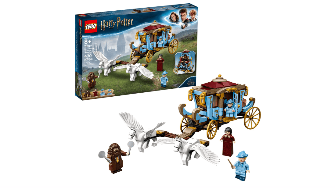 LEGO Harry Potter and The Goblet of Fire Beauxbatons’ Carriage: Arrival at Hogwarts 75958 Building Kit (430 Pieces) 