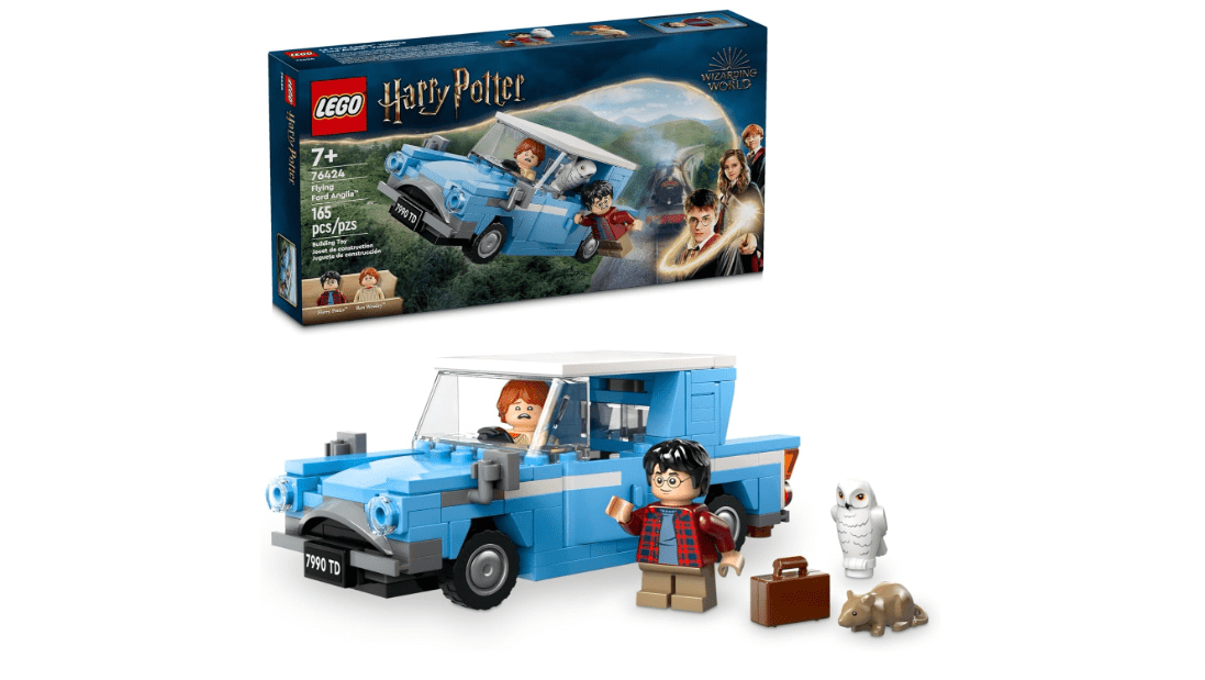 LEGO Harry Potter Flying Ford Anglia, Buildable Car Toy with 2 Minifigures for Role Play, Fantasy Playset for Kids, Harry Potter Car, Gift for Boys, Girls...
