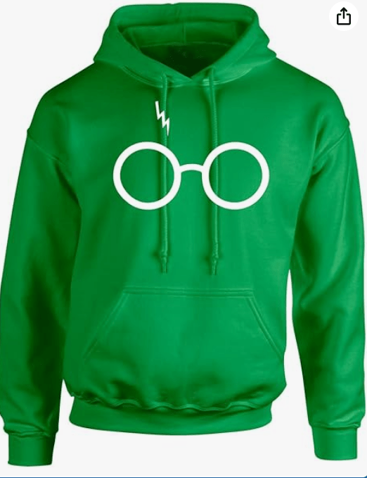 Wizard Glasses Scar Unisex Hooded Sweatshirt Fasion Hoodie 