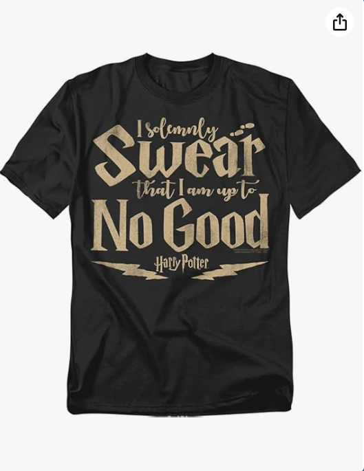 Popfunk Men's Harry Potter Up to No Good T-Shirt