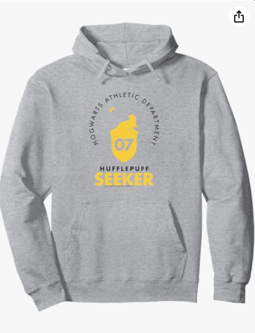Harry Potter Hufflepuff Quidditch Seeker Pullover Hoodie

